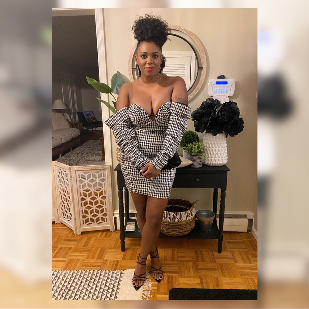 Cute slouch sleeve dress